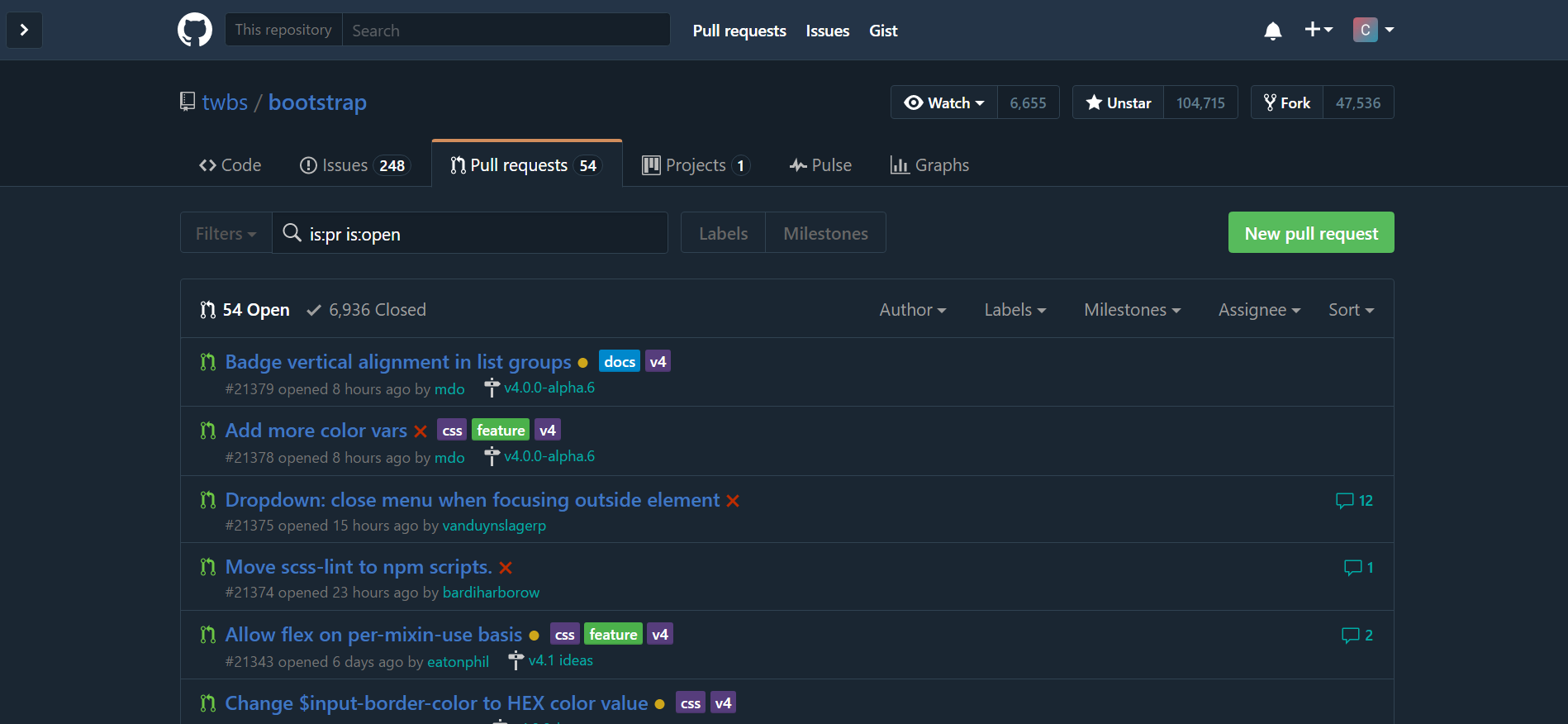 GitHub Dark gallery image