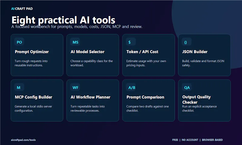 AI Craft Pad Free AI Workbench screenshot 1