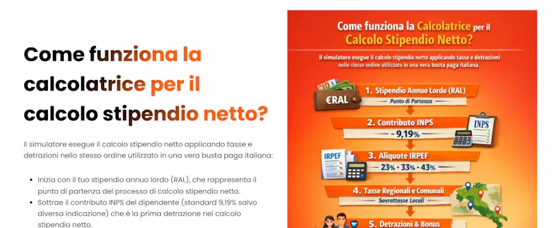 stipendiocalcolatore.it screenshot 3
