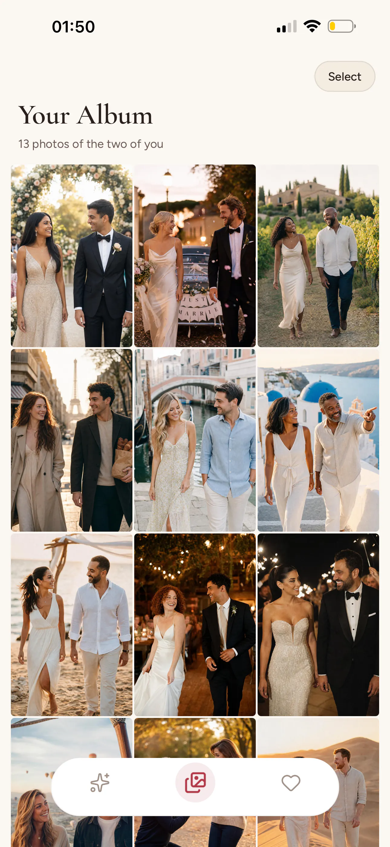 Couple: AI Wedding Photos gallery image