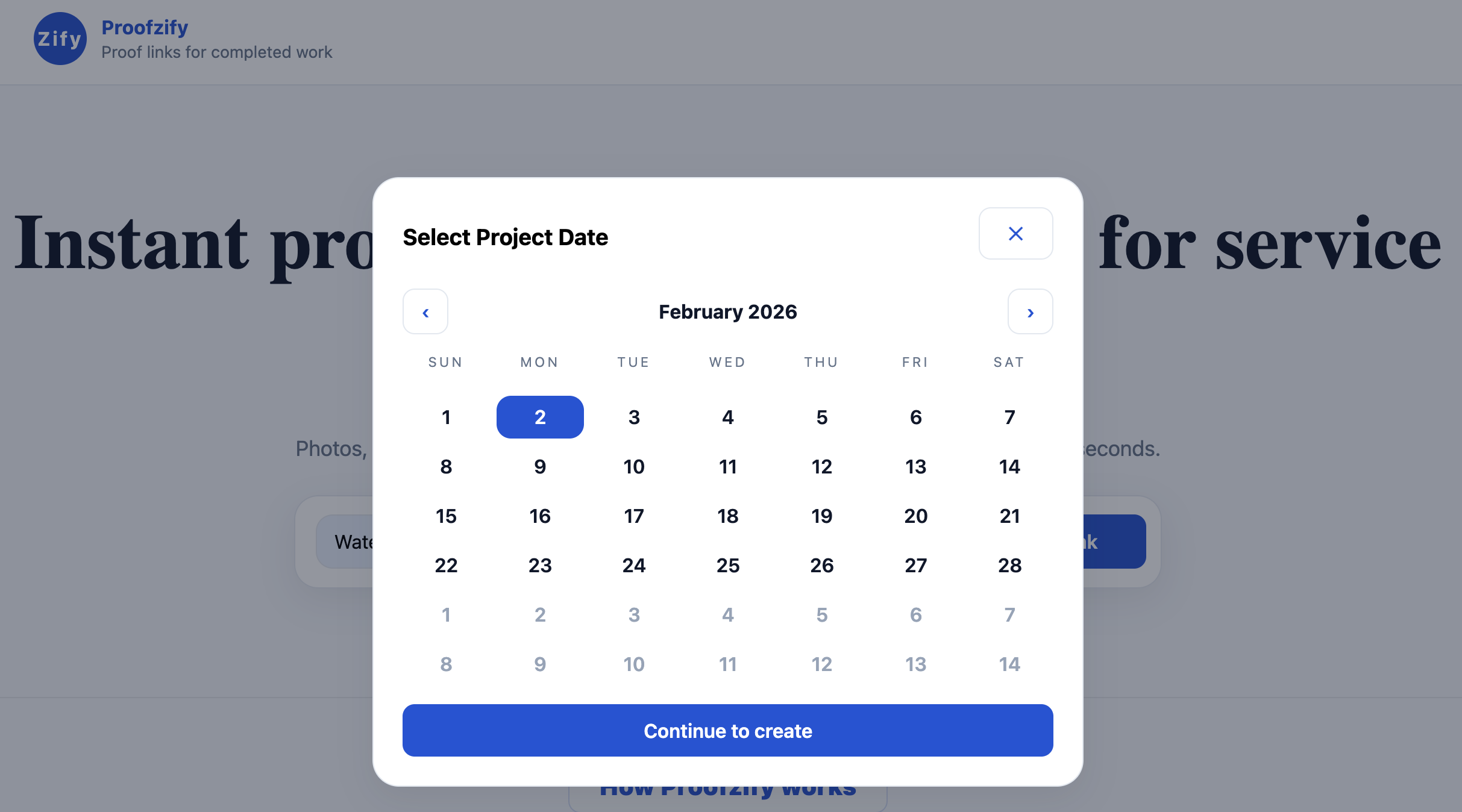 Proofzify - Screenshot 2 showing product features and functionality