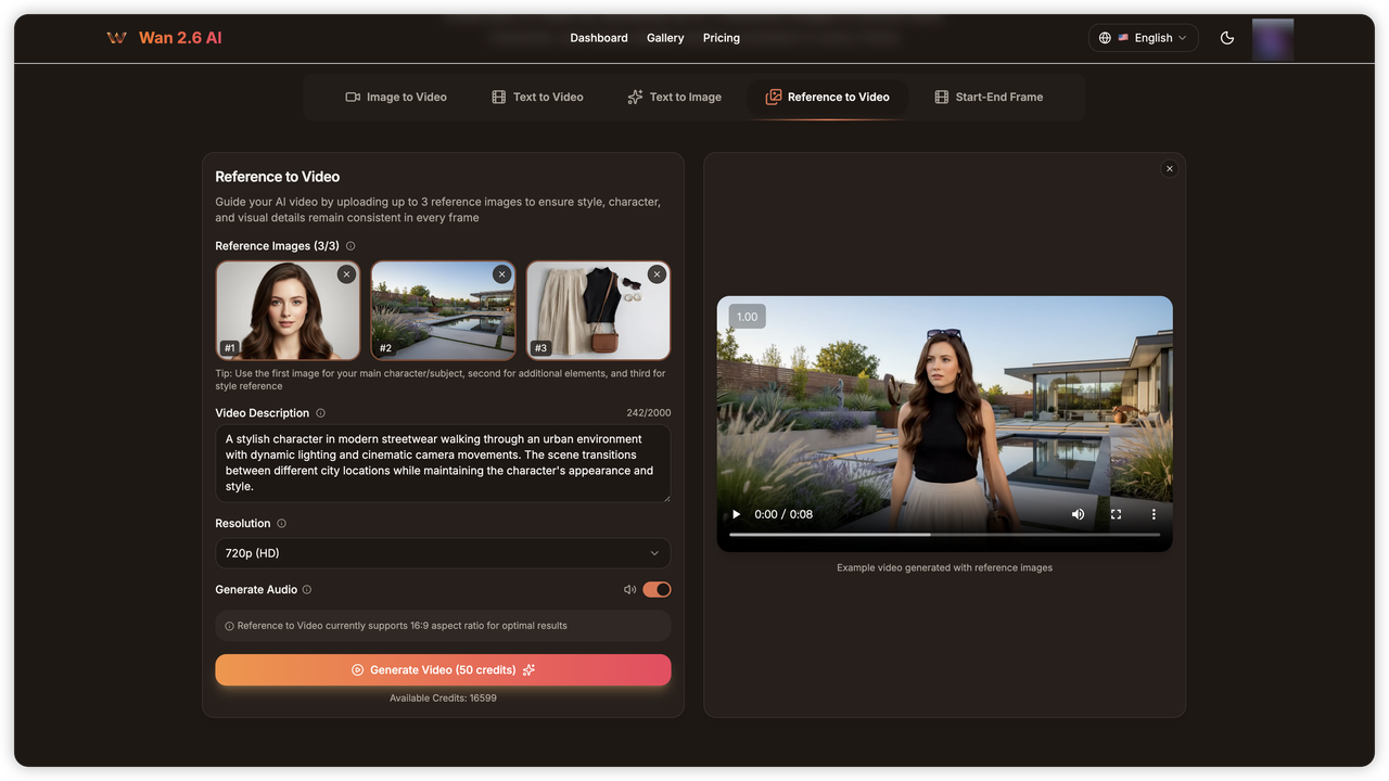 Wan 2.6 gallery image