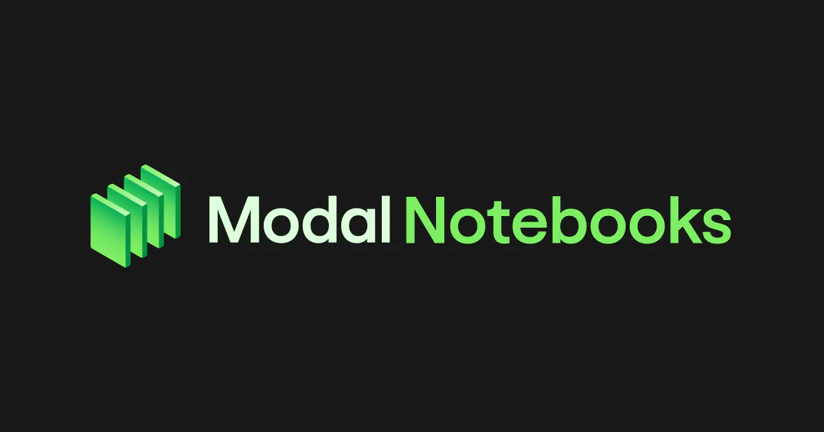 Modal Notebooks