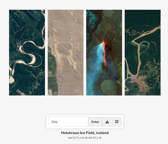 Your Name in Landsat 🛰️产品图