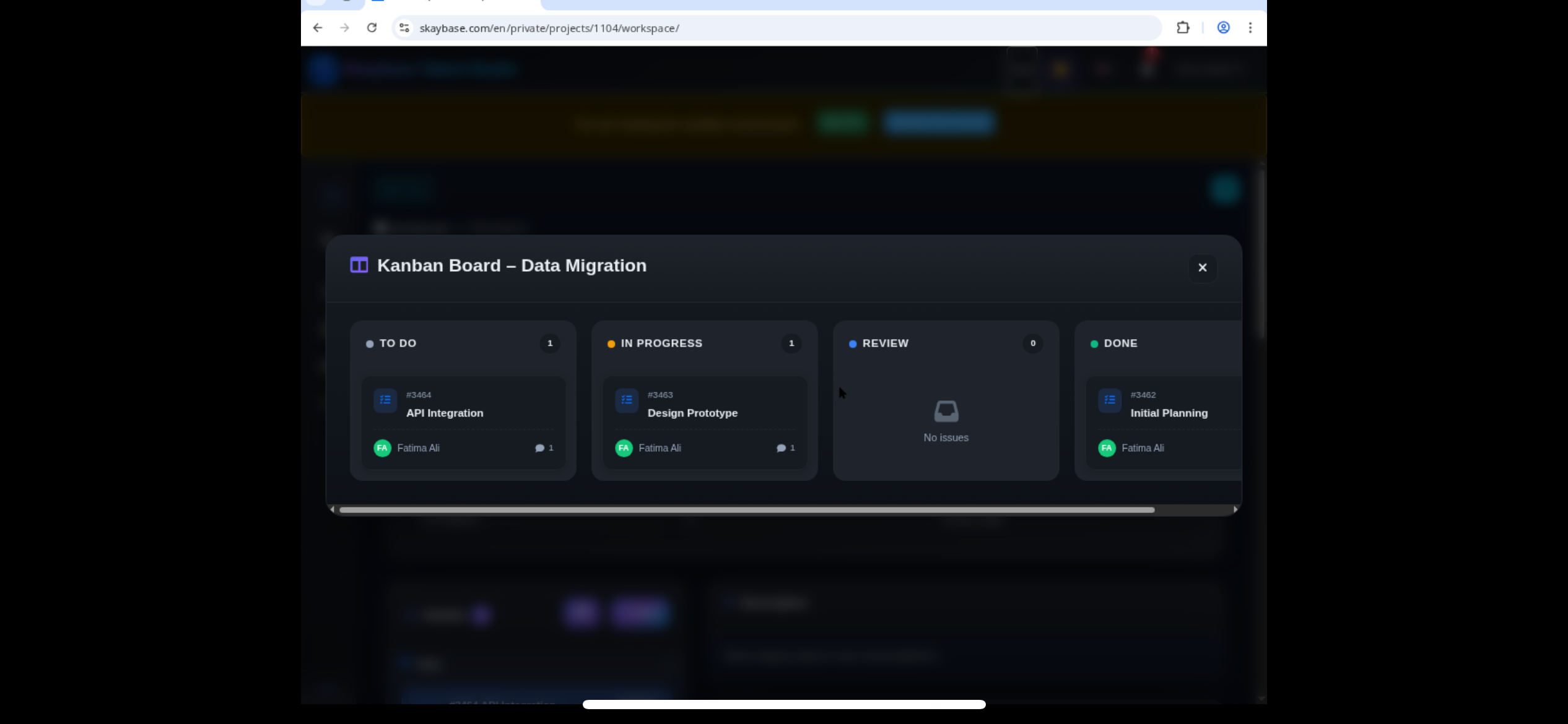 Skaybase - Main product screenshot demonstrating key features and user interface