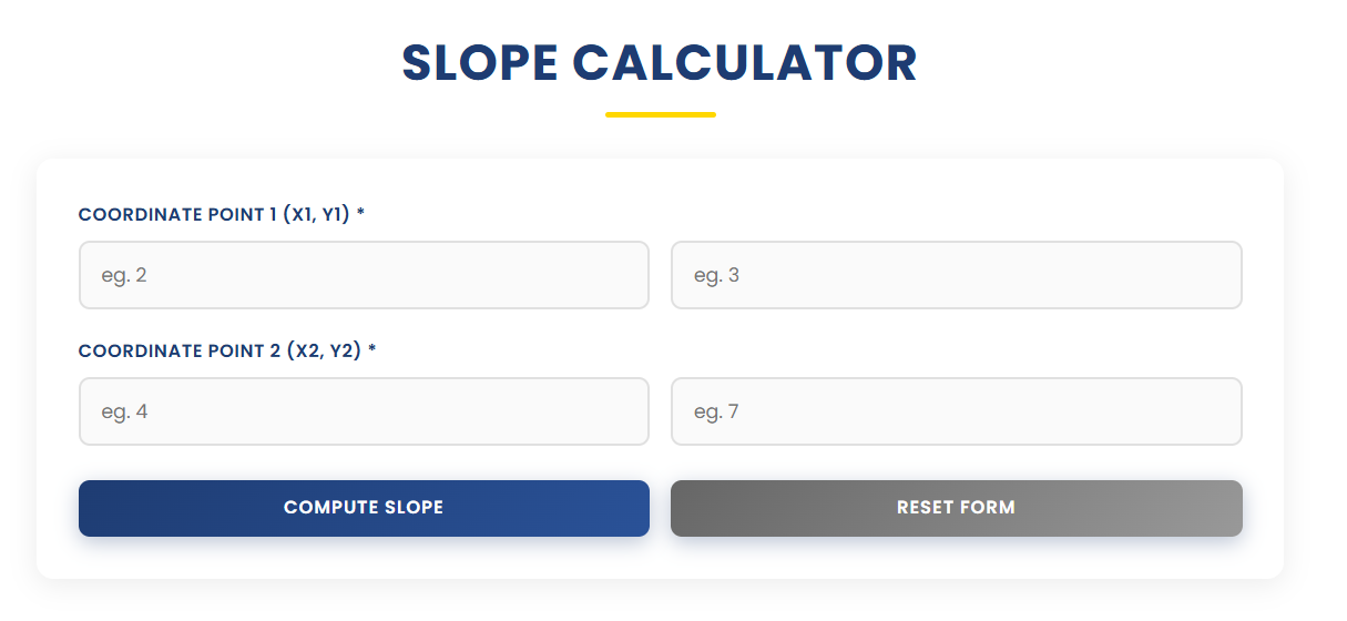 Slope Calculator gallery image