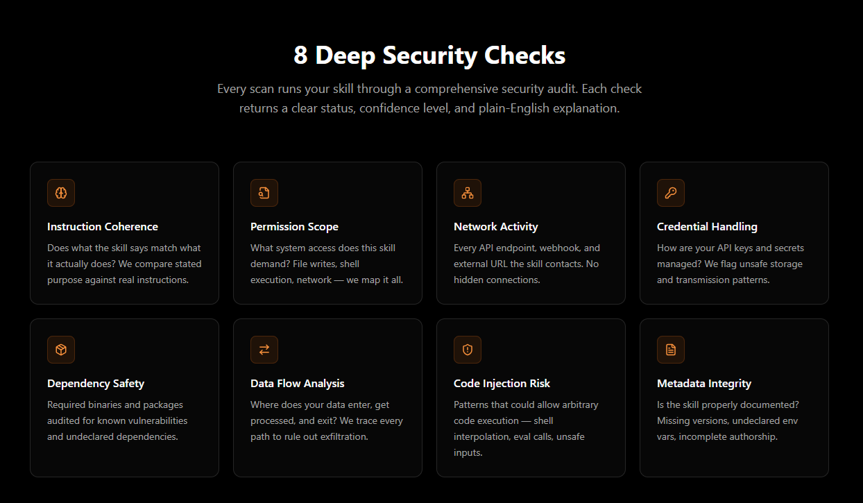 Clawdit: Know What You're Installing gallery image