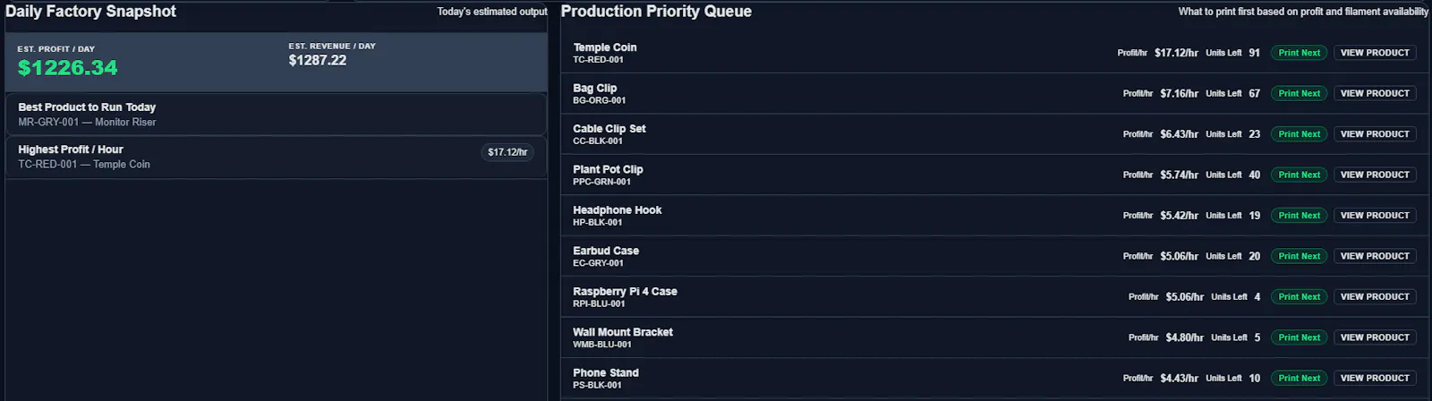 Print Farm Manager screenshot 3
