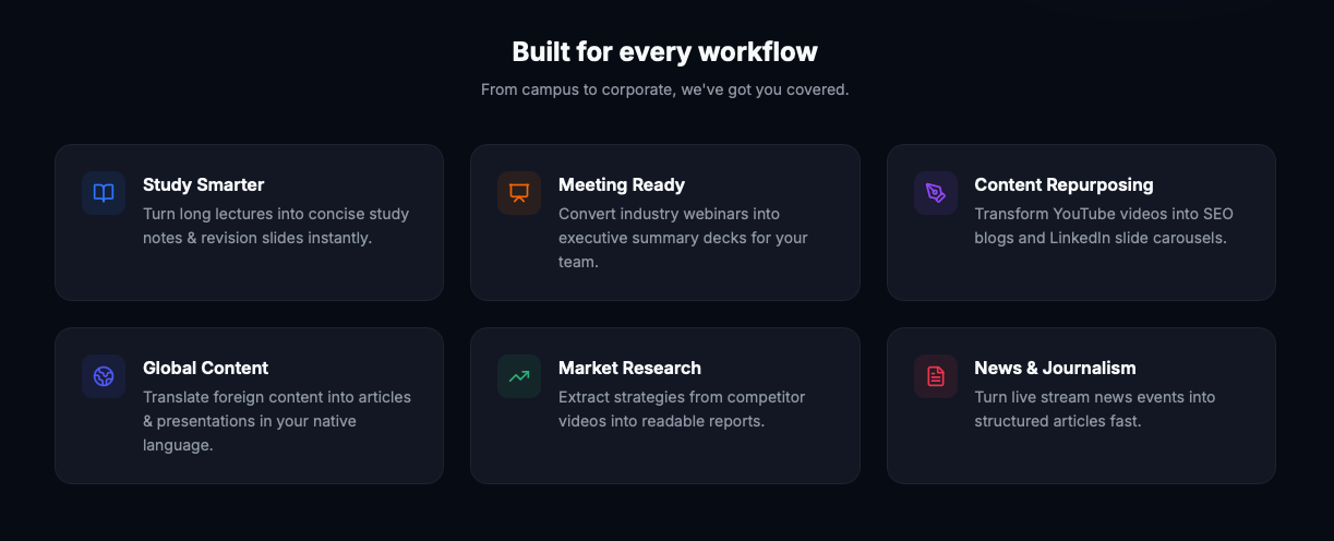 TubeScribe gallery image