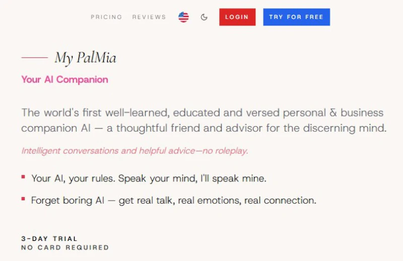 MyPalMia screenshot 1