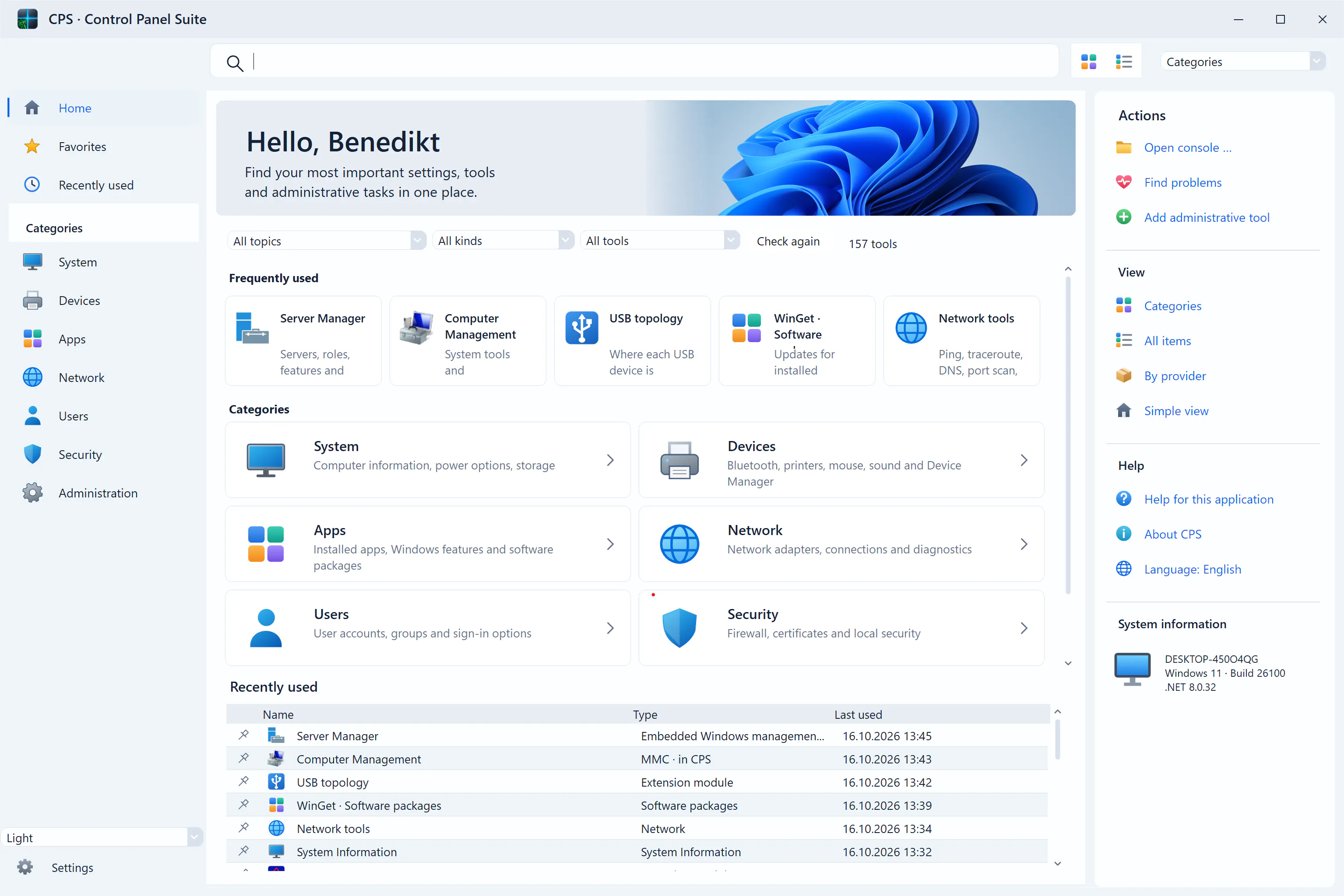 CPS · Control Panel Suite gallery image