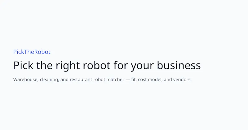 PickTheRobot screenshot 1