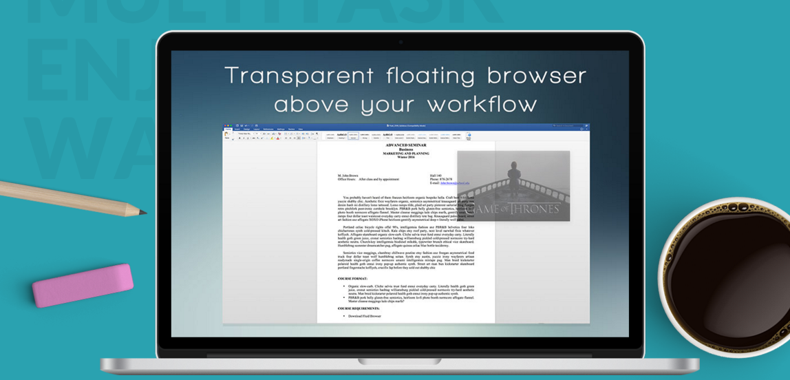 Fluid Browser logo