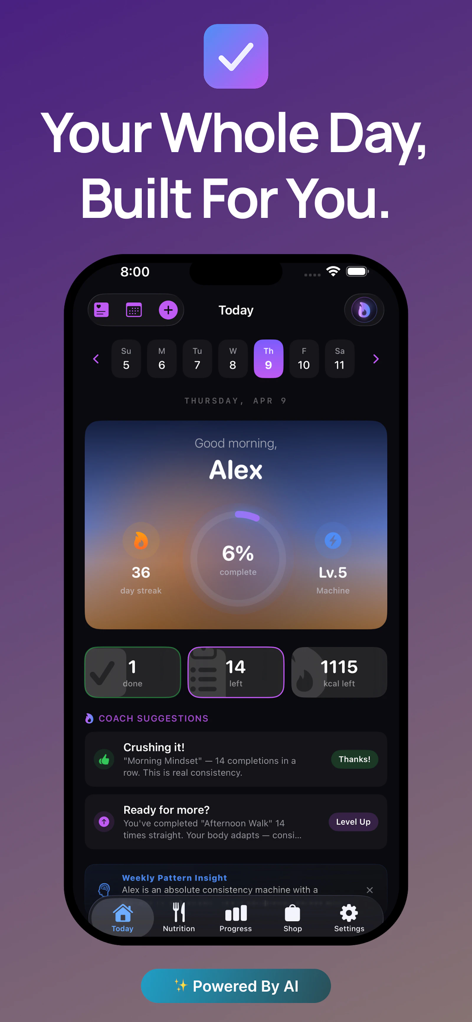 RoutineAI screenshot 1