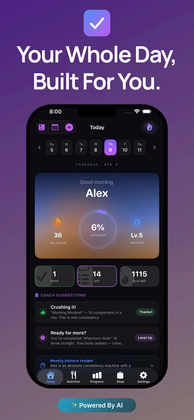 RoutineAI screenshot 1