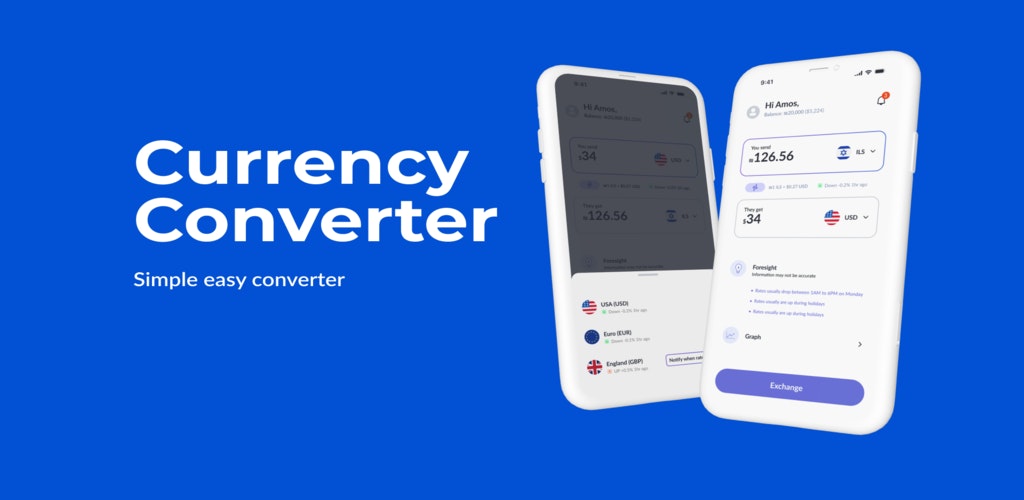 Currency converter app screenshot 1