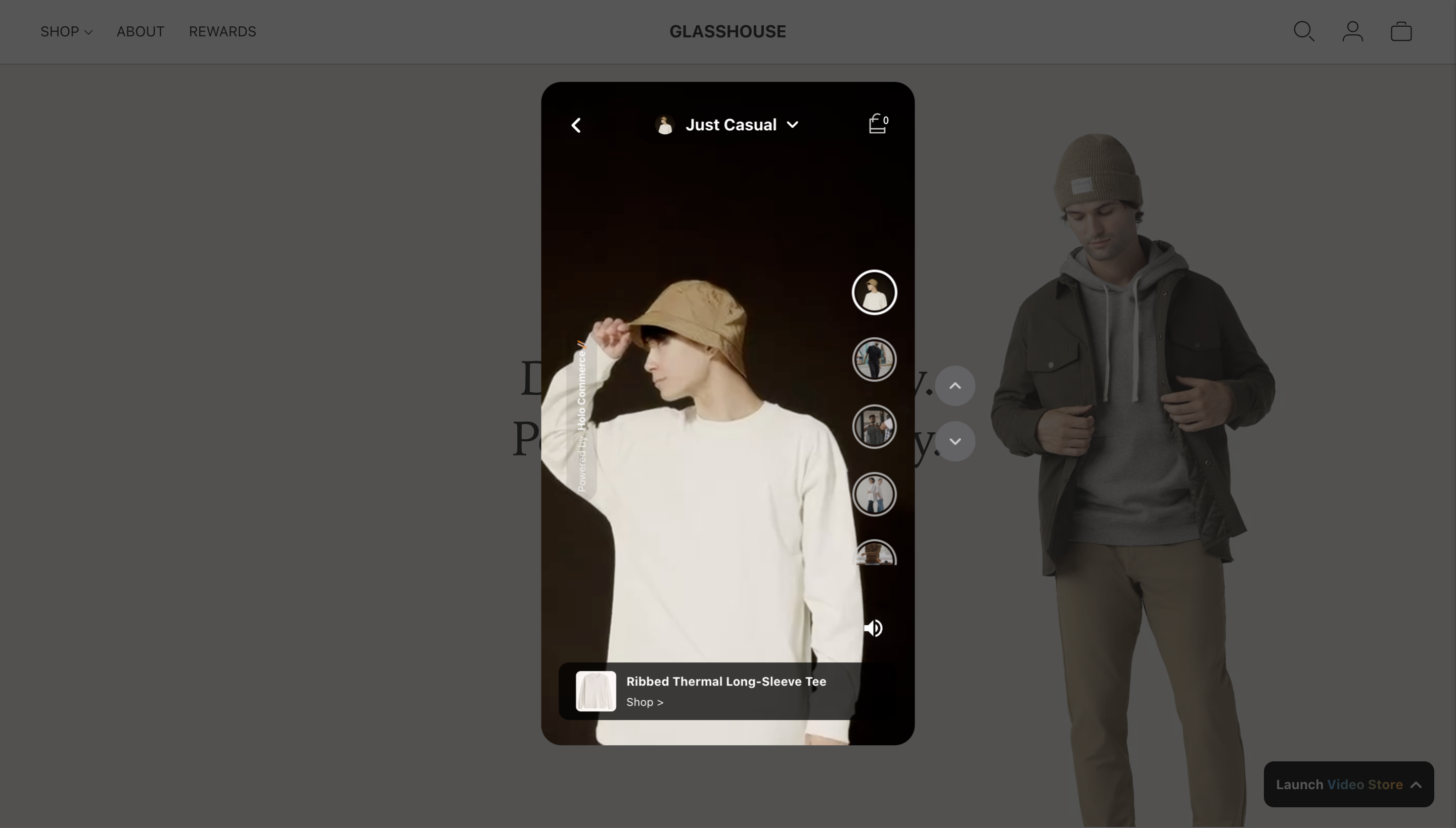 ホロコマース2.0 - オンライン商人向けのビデオショッピングプラットフォームメディア7