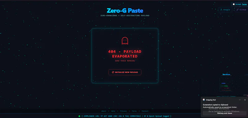 Zero-G Paste screenshot 2