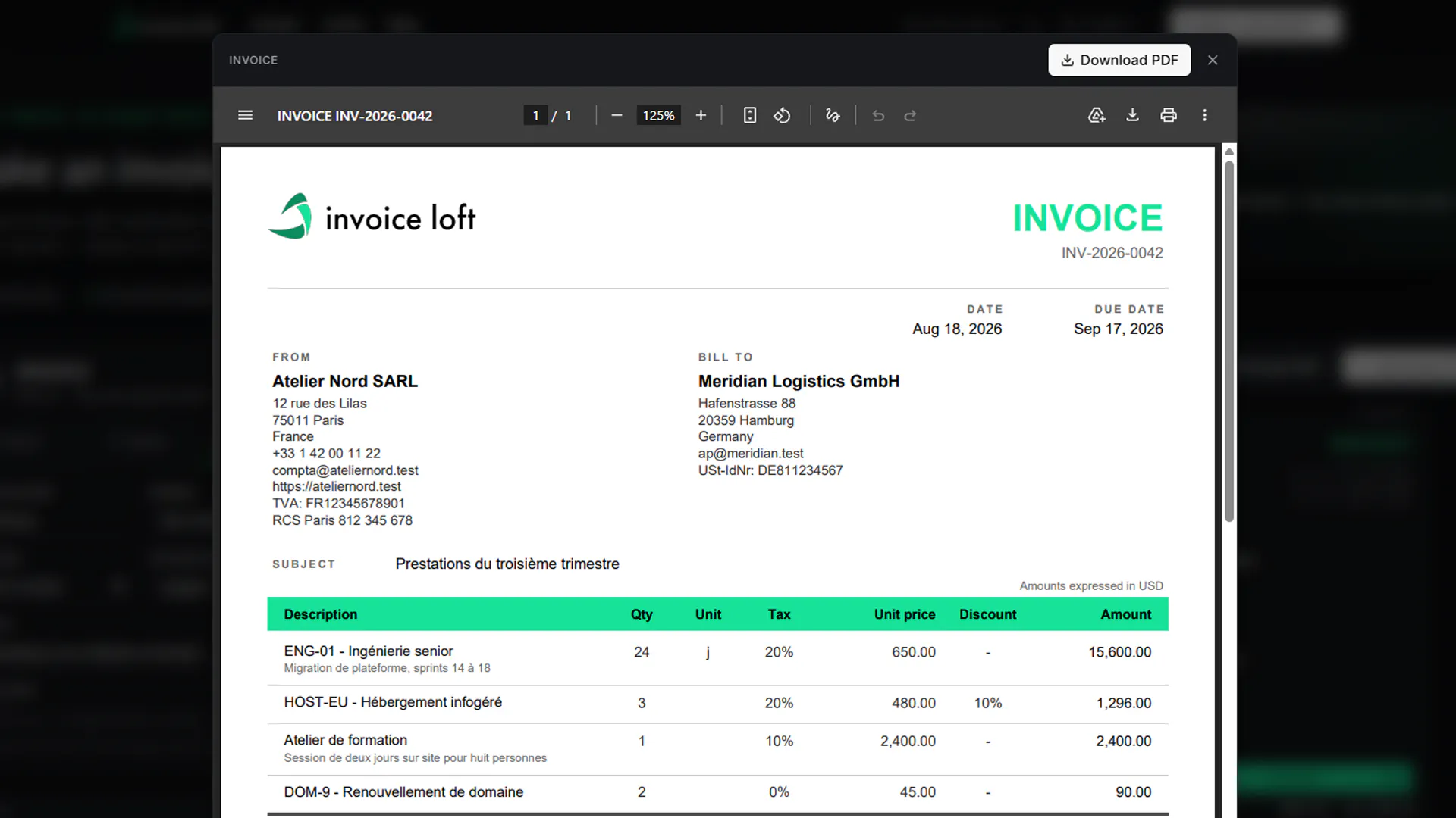 Invoice Loft gallery image