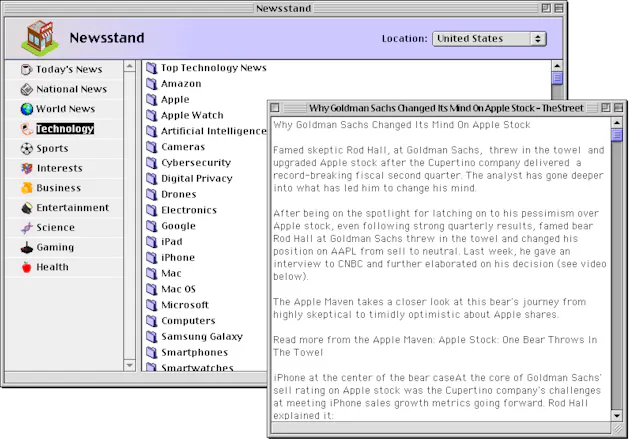 Newsstand gallery image
