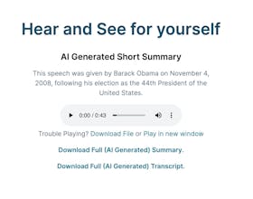 AI audio transcription gallery image