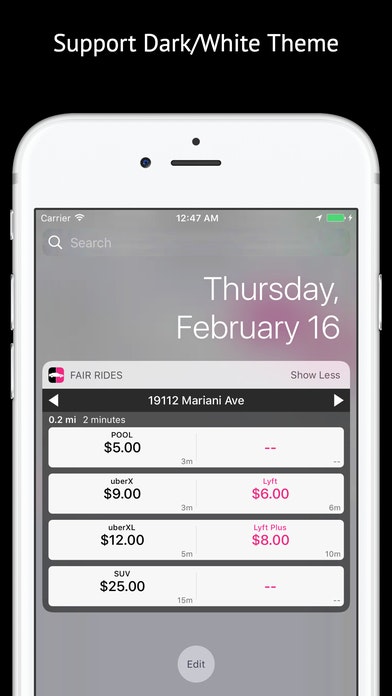 FairRide - Real Time Uber & Lyft Fare Comparision gallery image