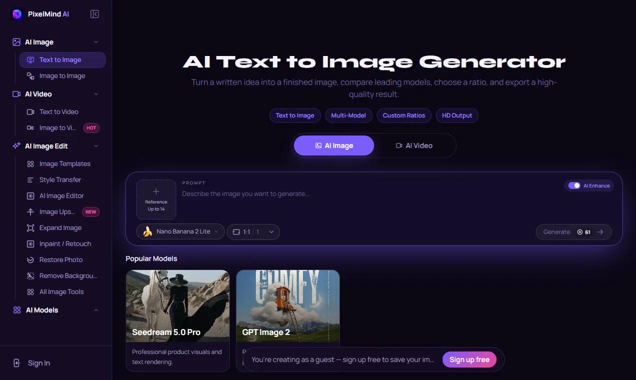 PixelMind AI gallery image