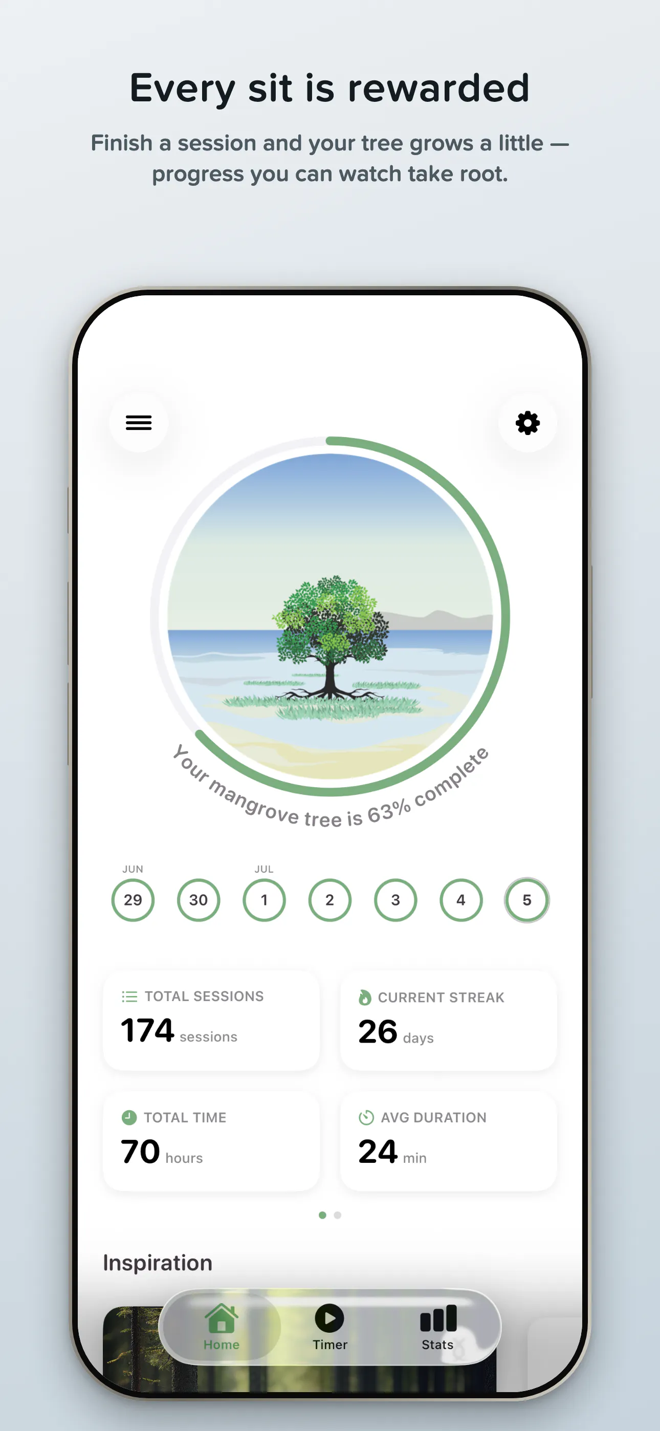 Timefully - Meditation Timer gallery image
