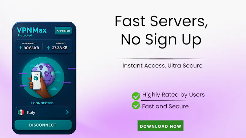 VPN Max – Fast & Secure Android VPN screenshot 1