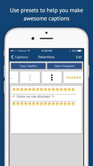 Captions for Instagram gallery image