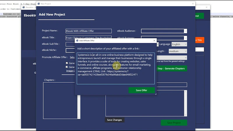 Ebooktrix : AI eBook Generator screenshot 3