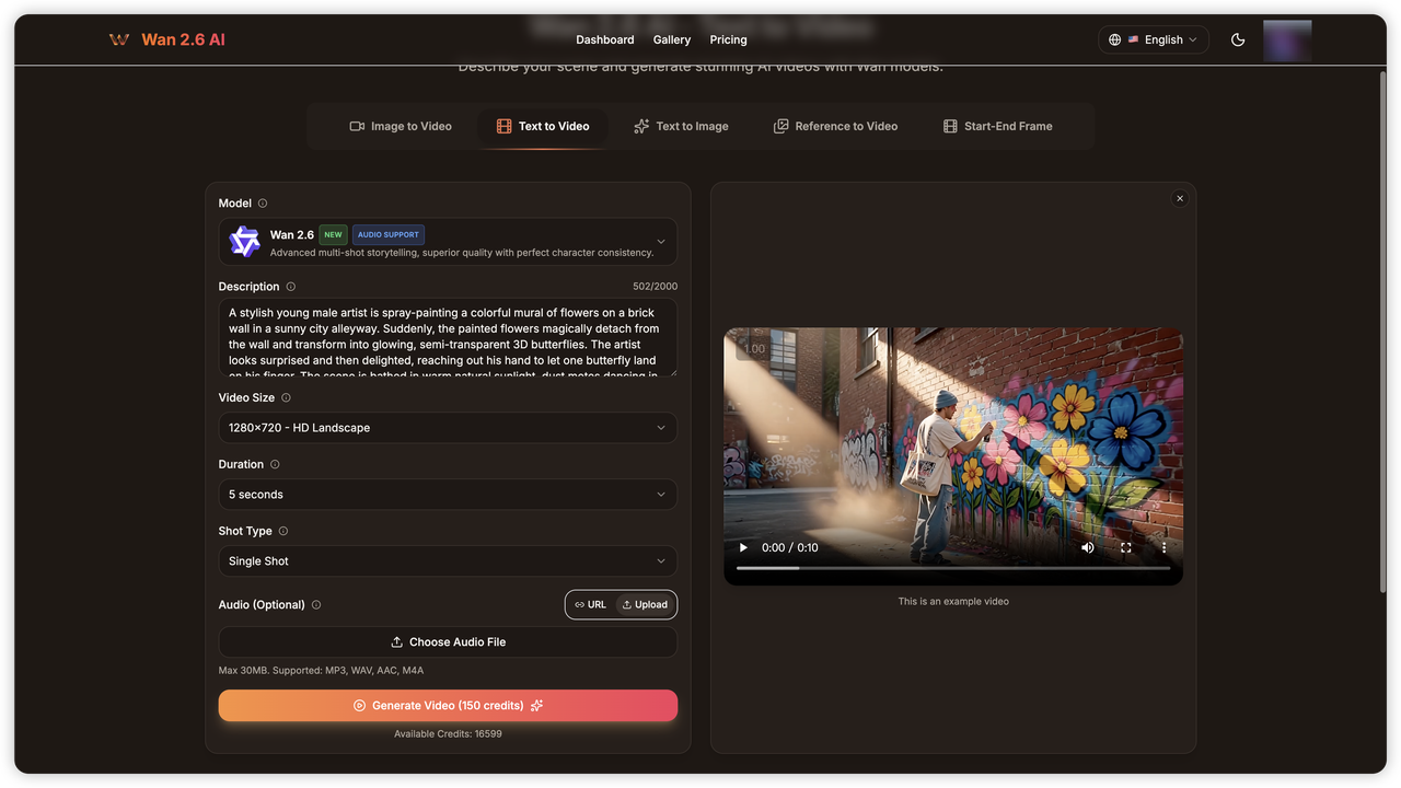 Wan 2.6 gallery image