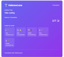 HebrewLens gallery image