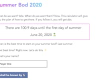 Summer Bod 2020 media 1