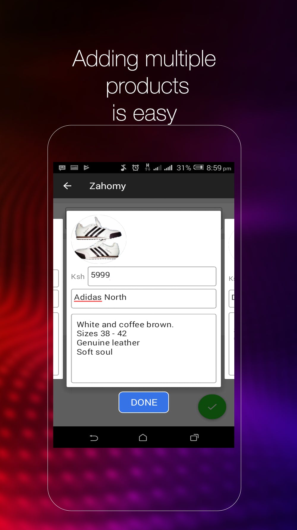 Zahomy Catalogue App media 2