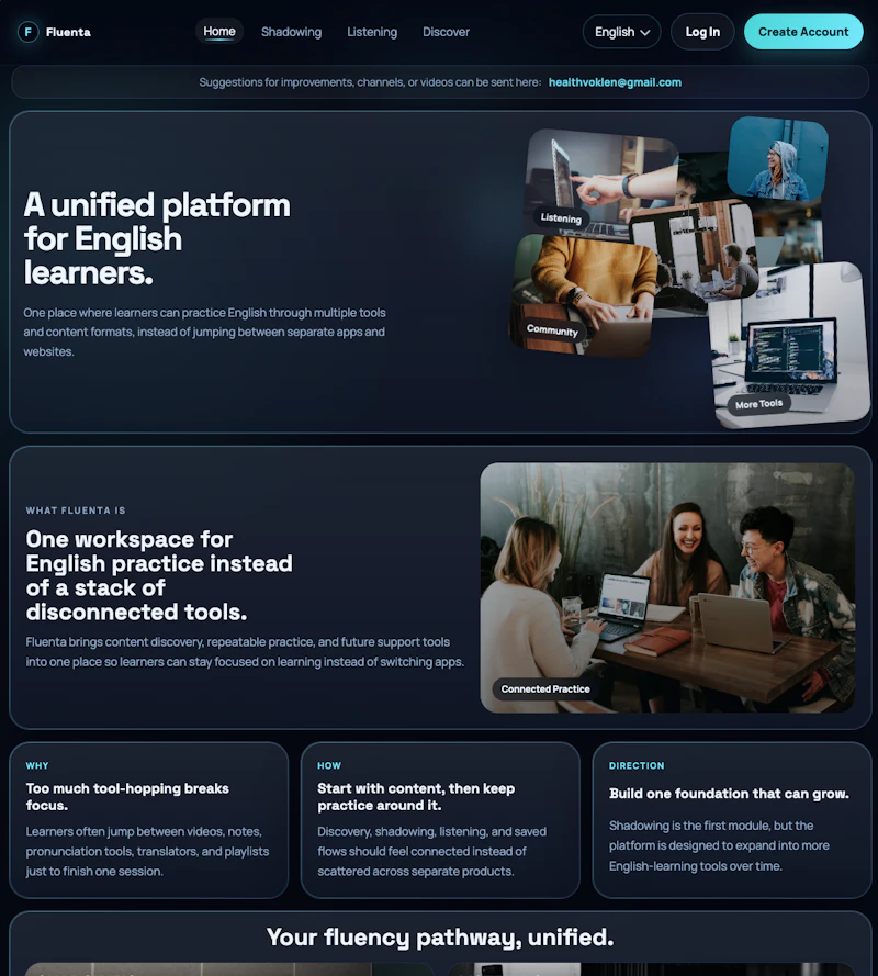 Fluenta screenshot 1
