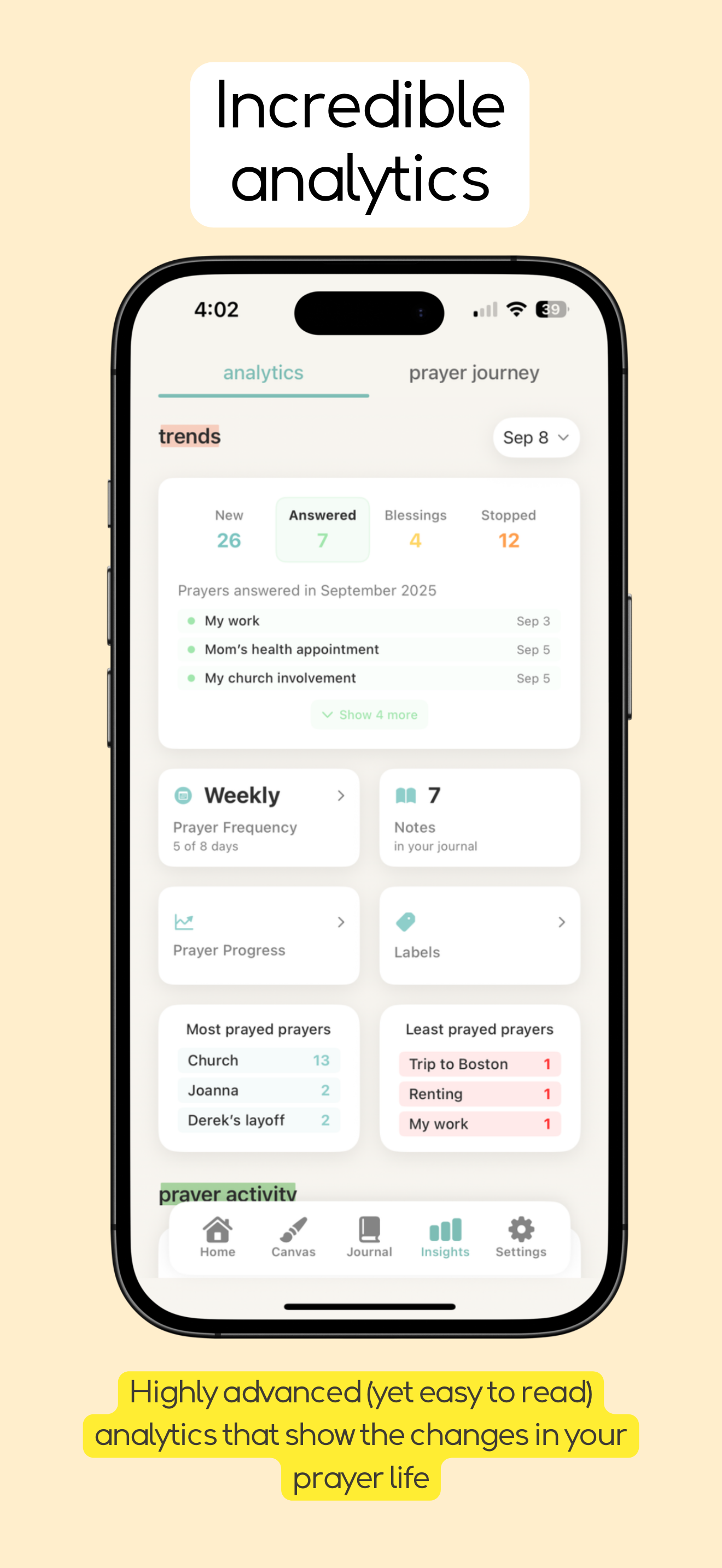 Média Pourtant: priez plus - Vie de prière entière dans une application: tracker, journal, motifs 2
