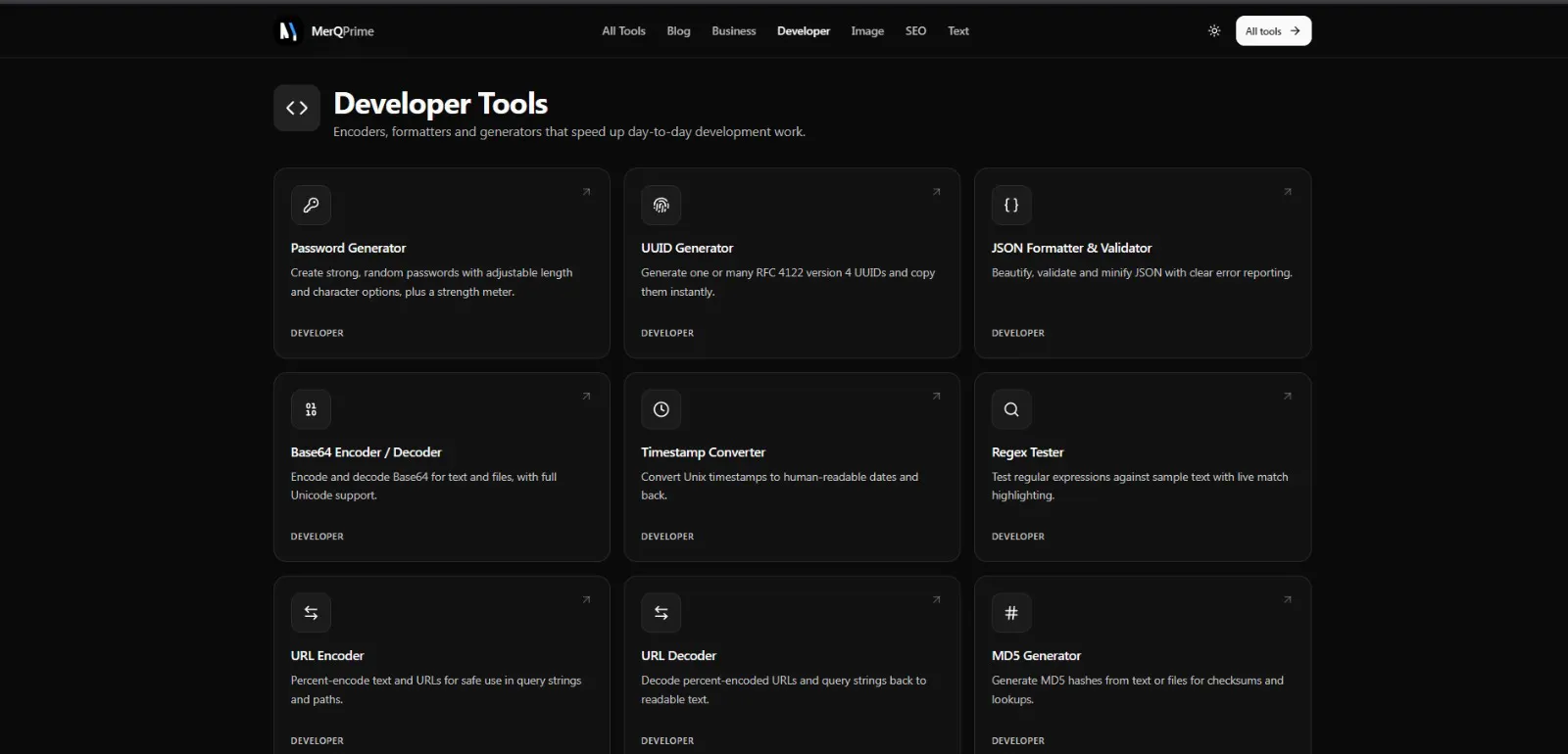 MerQPrime Tools gallery image
