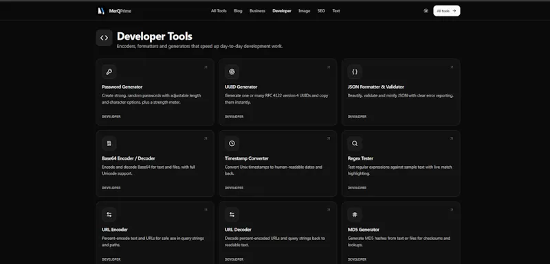 MerQPrime Tools screenshot 4