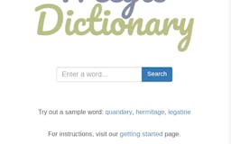 Treegle: Dictionary media 2