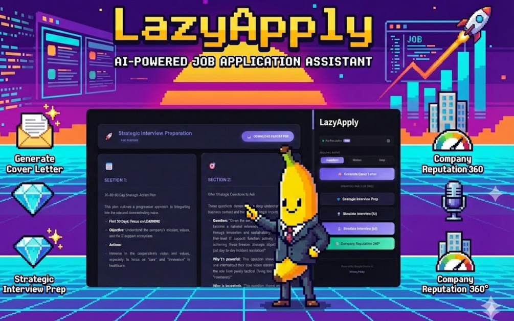 LazyApply - Screenshot 2 showing product features and functionality