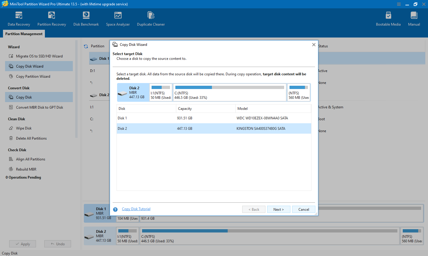 MiniTool Partition Wizard 13.5 gallery image