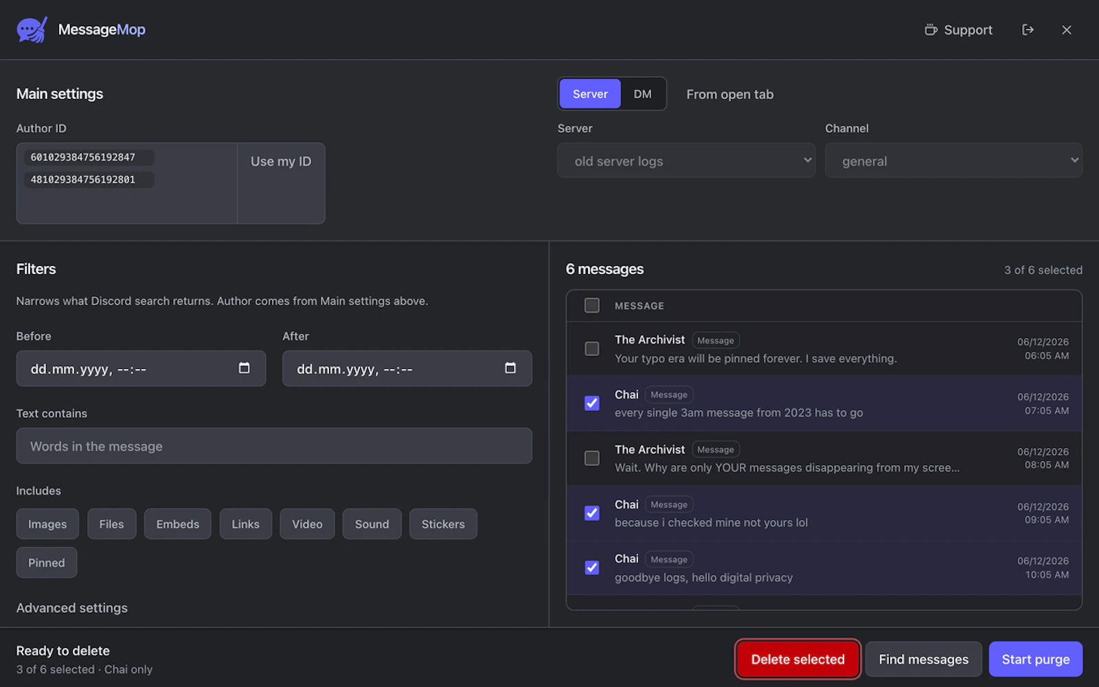 MessageMop screenshot 3
