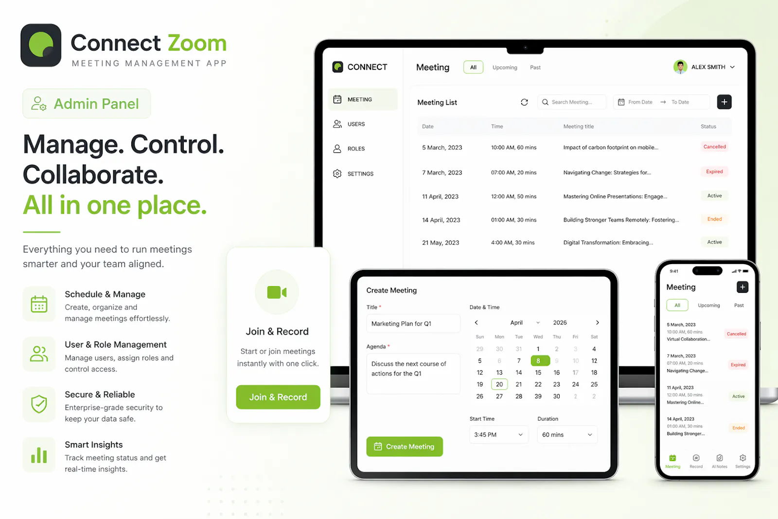 Connect Zoom - AI Meeting App screenshot 2