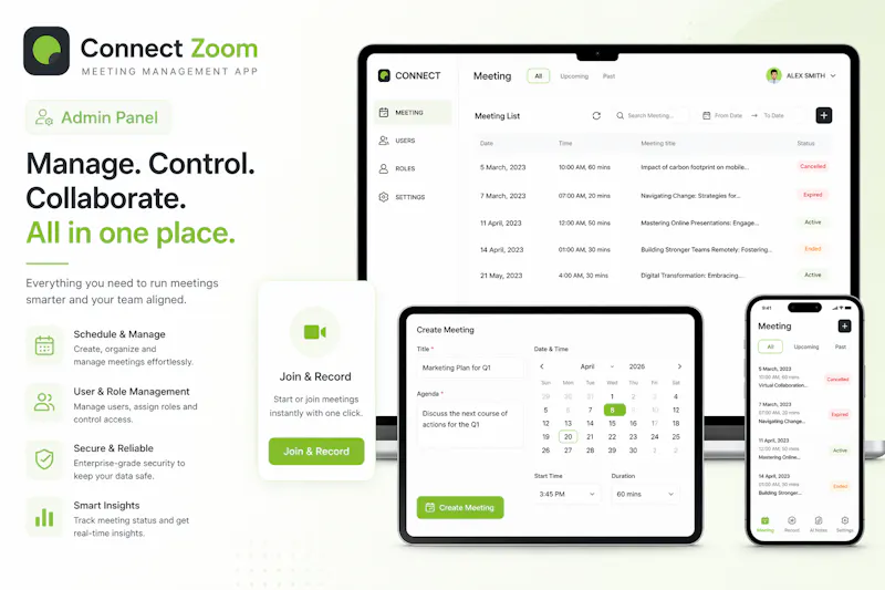 Connect Zoom - AI Meeting App screenshot 2