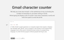 Gmail character counter media 1