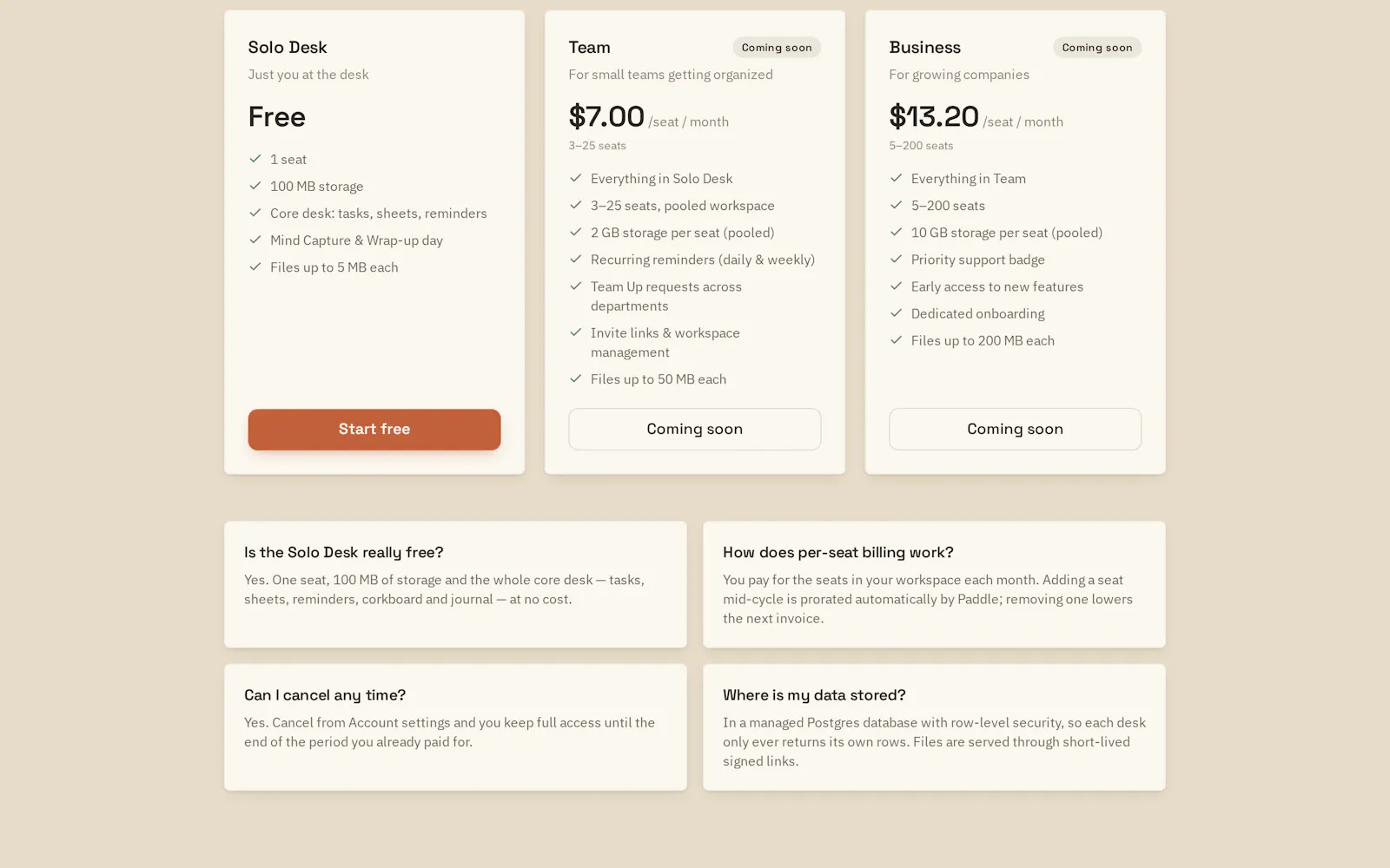 Loveley desk screenshot 6