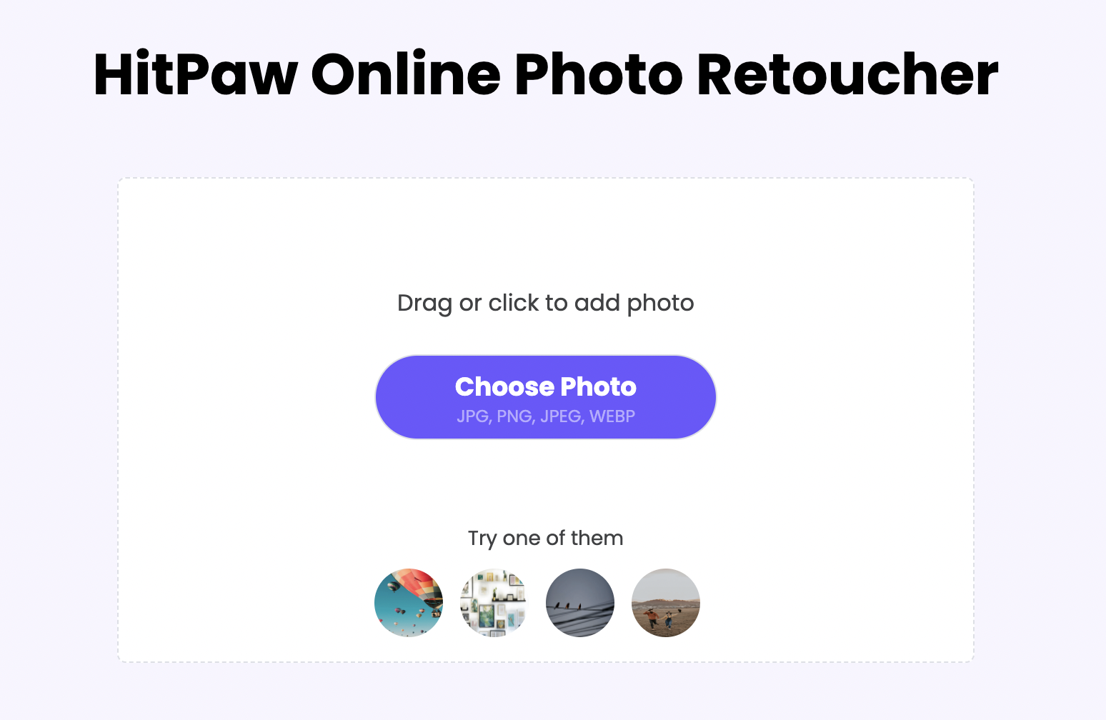 HitPaw Online Photo Retoucher media 1