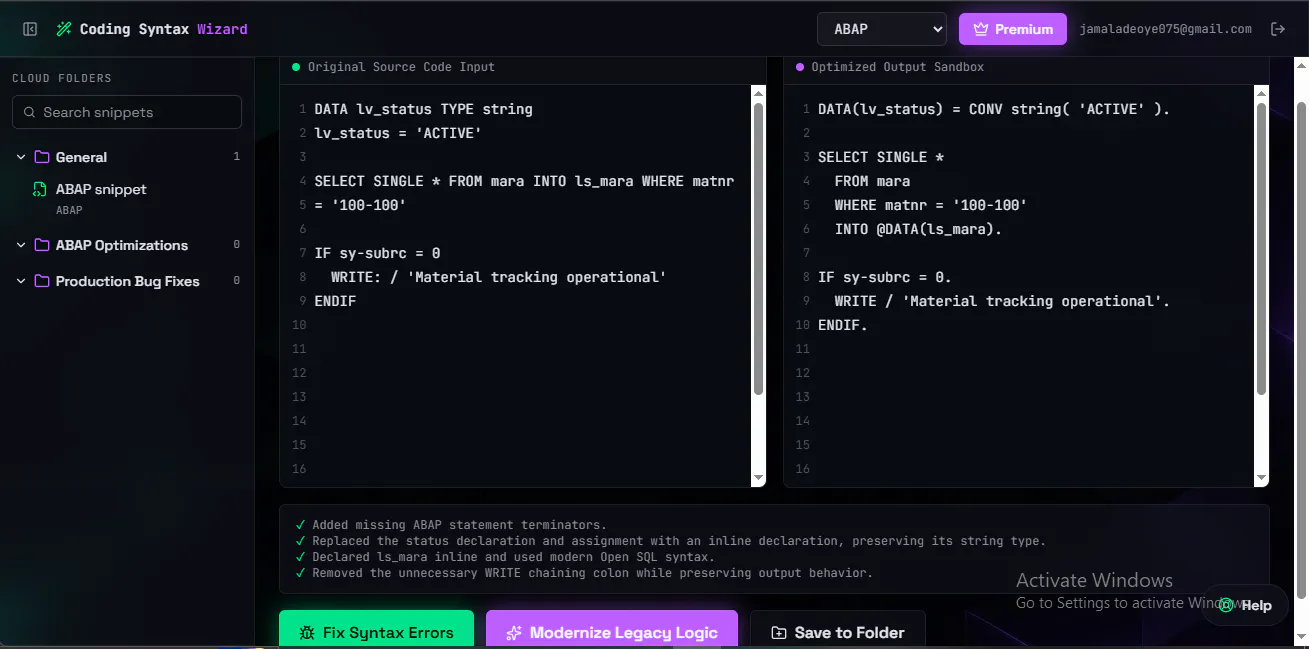 Coding Syntax Wizard gallery image