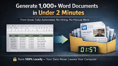 DocxForge Pro - Excel to Word to PDF gallery image